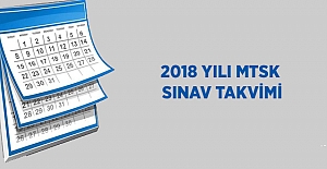 2018 Yılı MTSK Yazılı Sınav Takvimi (Sınav - Sonuç Tarihleri)
