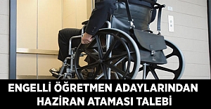 Engelli Öğretmenler Haziran'da Atama Bekliyor