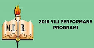 MEB 2018 Yılı Performans Programı